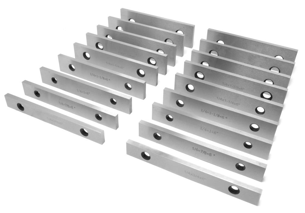 WEN 18-Piece Precision-Ground 1/4-in Parallel Sets with Case