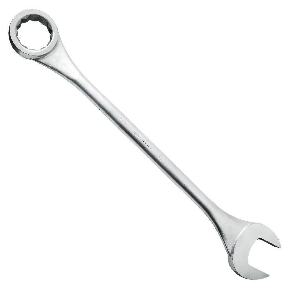 URREA 1270 2-3/16 in. 12 Point Combination Chrome Wrench