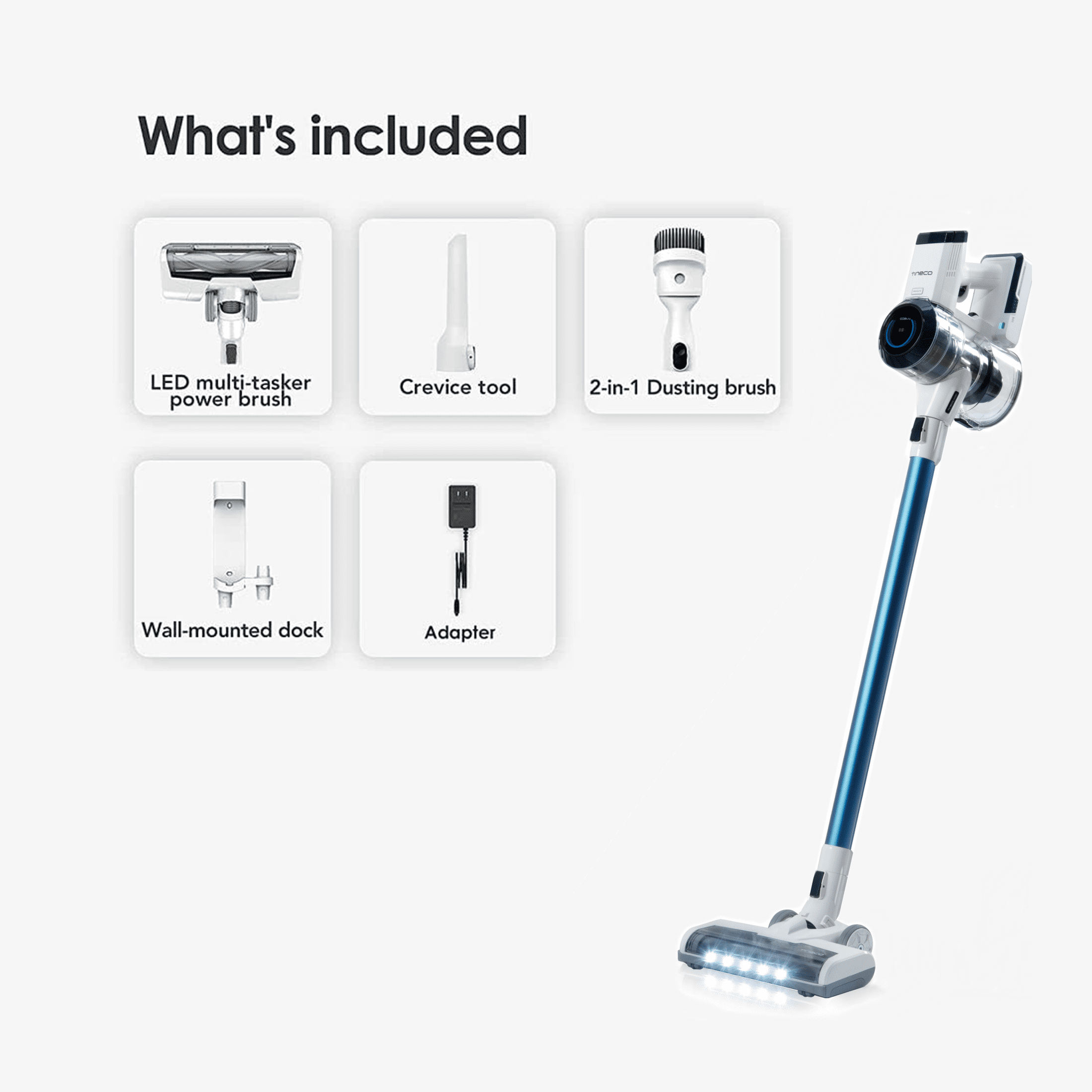 Tineco S10 Cordless Smart Stick Vacuum Cleaner for Hard Floors and Carpet