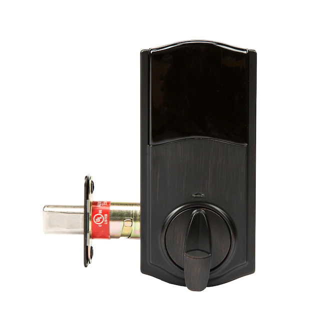 Kwikset  SmartCode 913 Venetian Bronze Single Cylinder Electronic Deadbolt Lighted Keypad