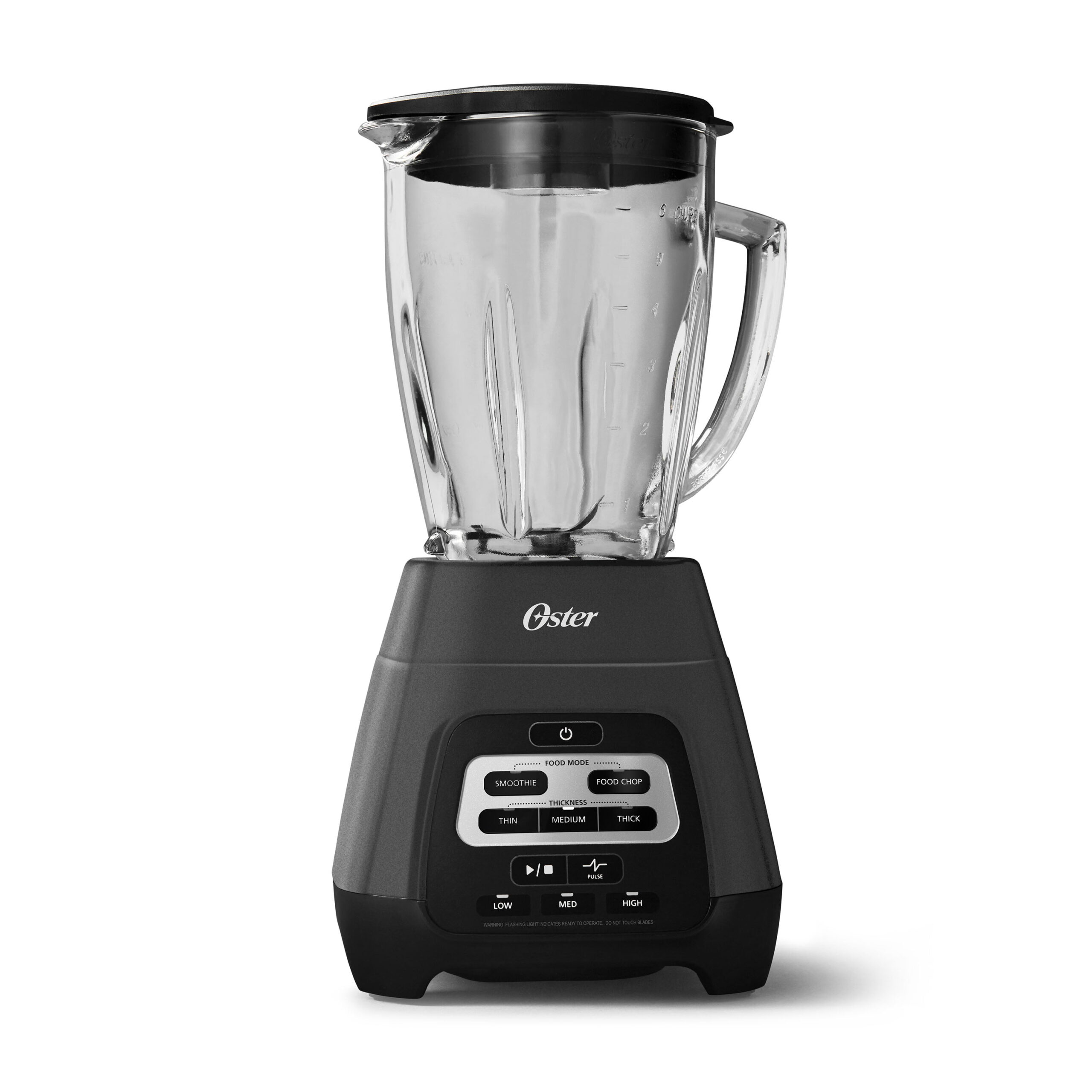 Oster Master Series Blender with Texture Select Settings. Blend-N-Go Cup and Glass Jar. Gray