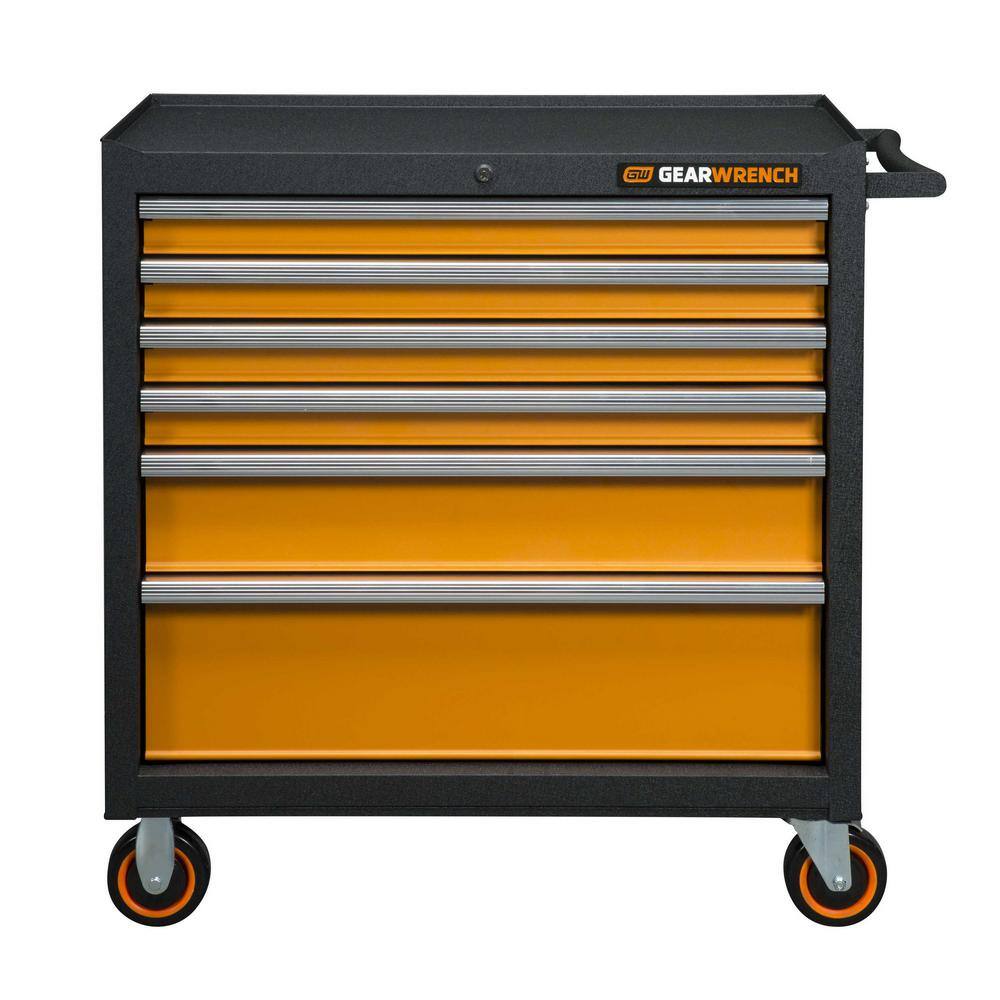 GEARWRENCH 83243 36 in. 6-Drawer GSX Series Rolling Tool Cabinet