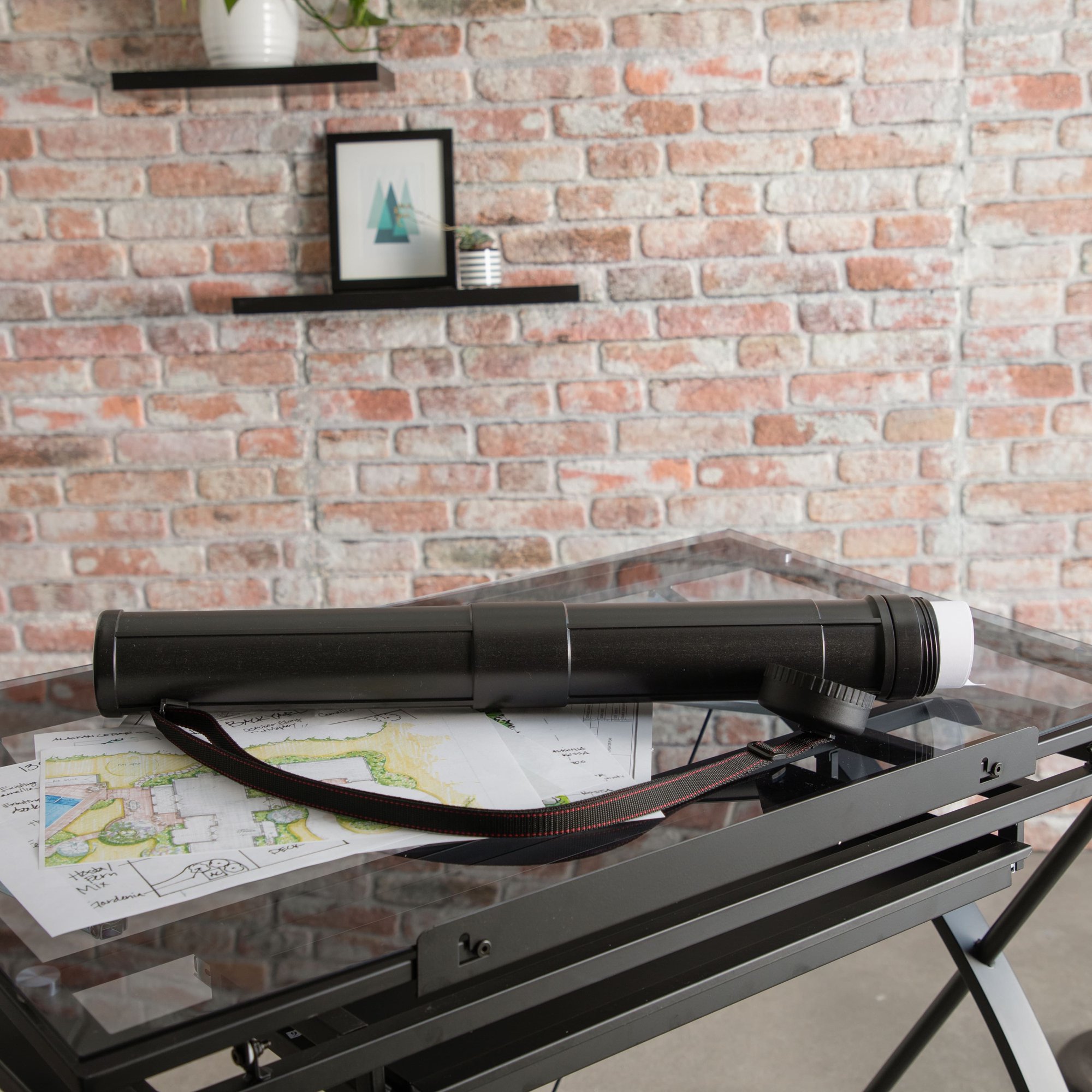 Artist-s Loft 8 Pack: Black Plastic Telescopic Art Tube