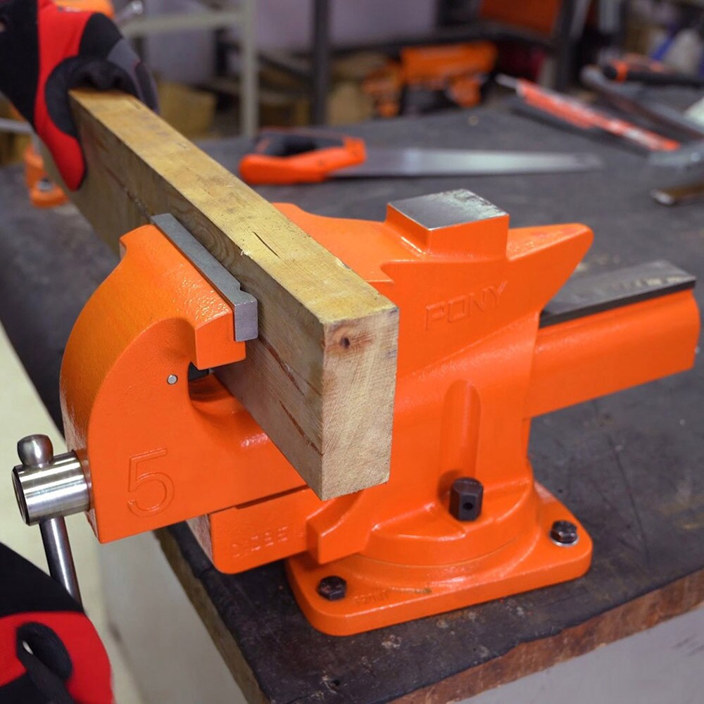 Pony 5-in Cast Iron Bench Vise