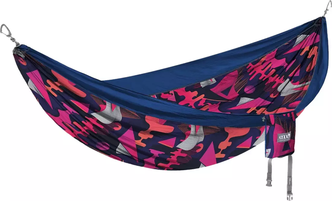 ENO DoubleNest Print Hammock - Sapphire