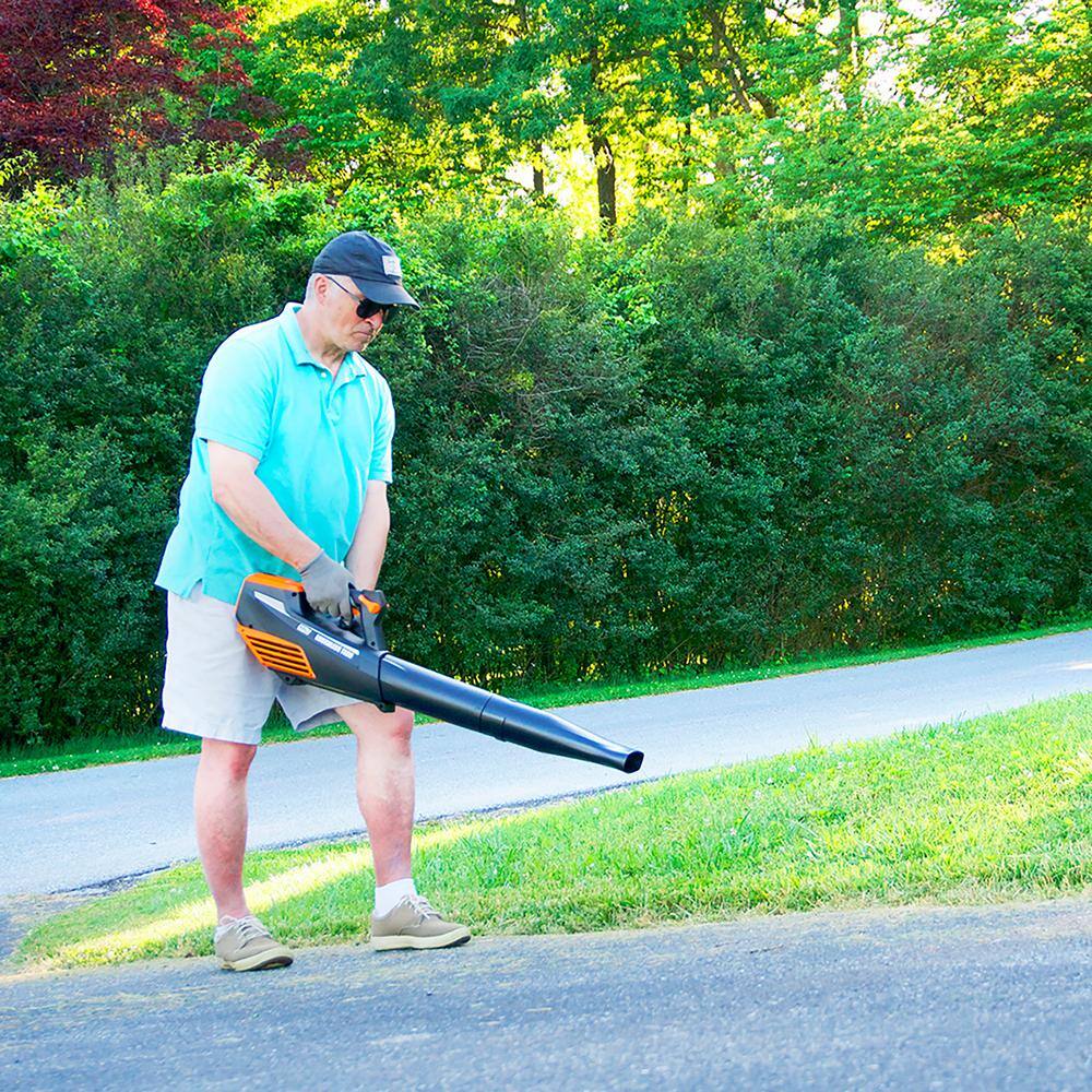 YARD FORCE YF60vRX-HHC7 60-Volt Cordless 2.5 Ah Lithium-Ion Leaf Blower. Chainsaw. Battery and Charger Combo Kit (4-Tool)