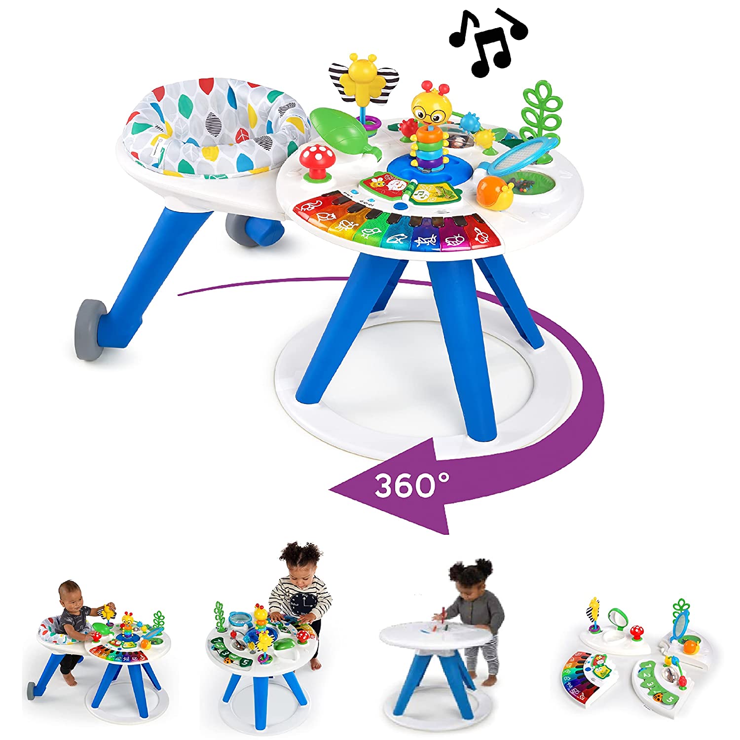 Baby Einstein Around We Grow 4-in-1 Walker. Discovery Activity Center and Table. Age 6 Months and up
