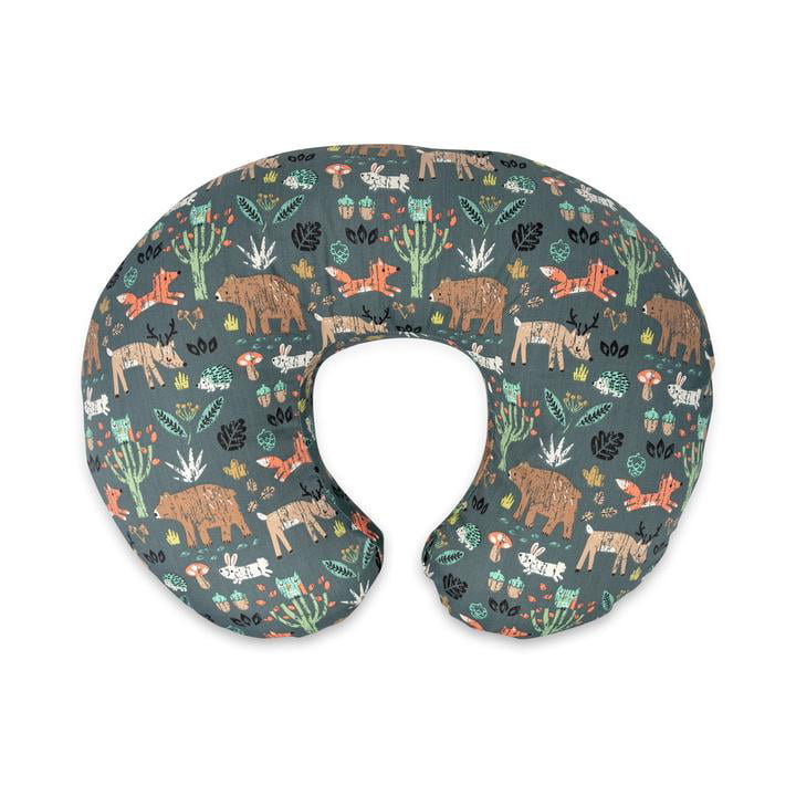 Boppy Nursing Pillow and Positioner Original. Green Forest Animals