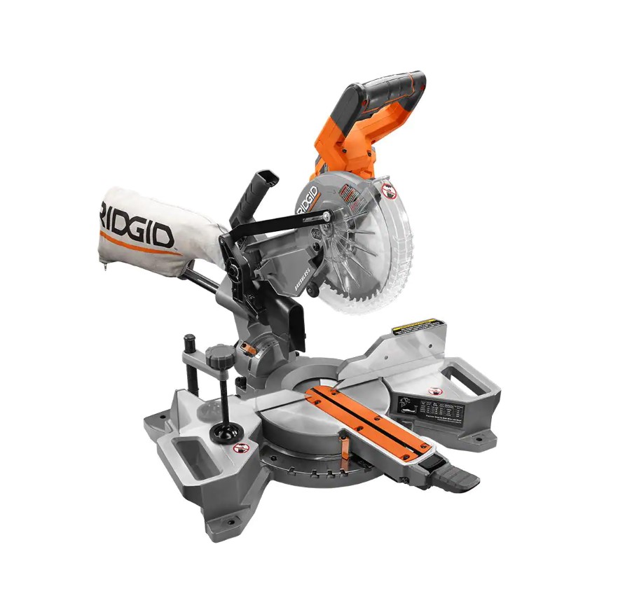 RIDGID Miter Saw R48607B 18V Brushless 7-1/4 in. Dual Bevel Sliding (Tool Only)