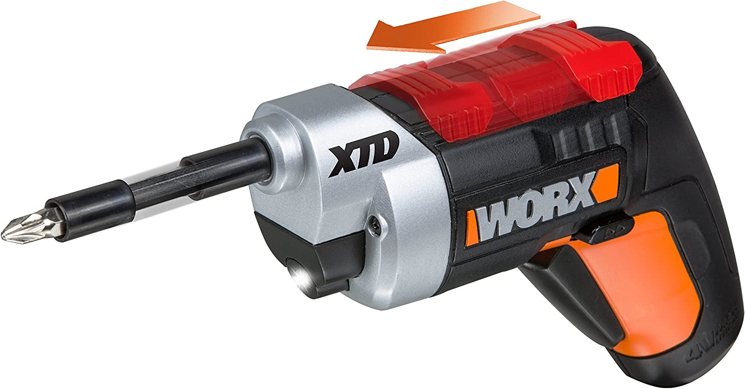 Worx XTD Extended Reach 4V Li-Ion Cordless Screwdriver