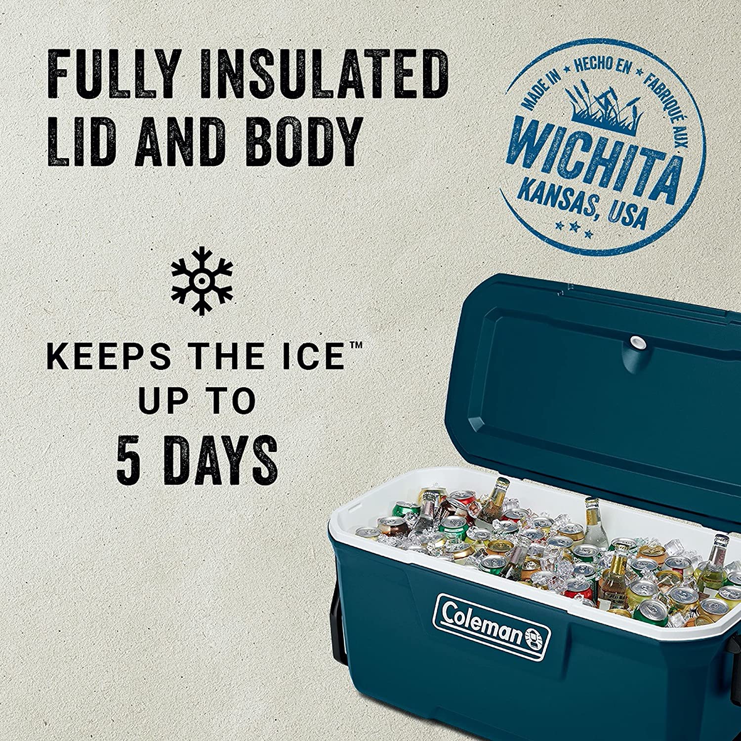 Coleman Ice Chest | Coleman 316 Series Wheeled Hard Coolers. 100 Quart 