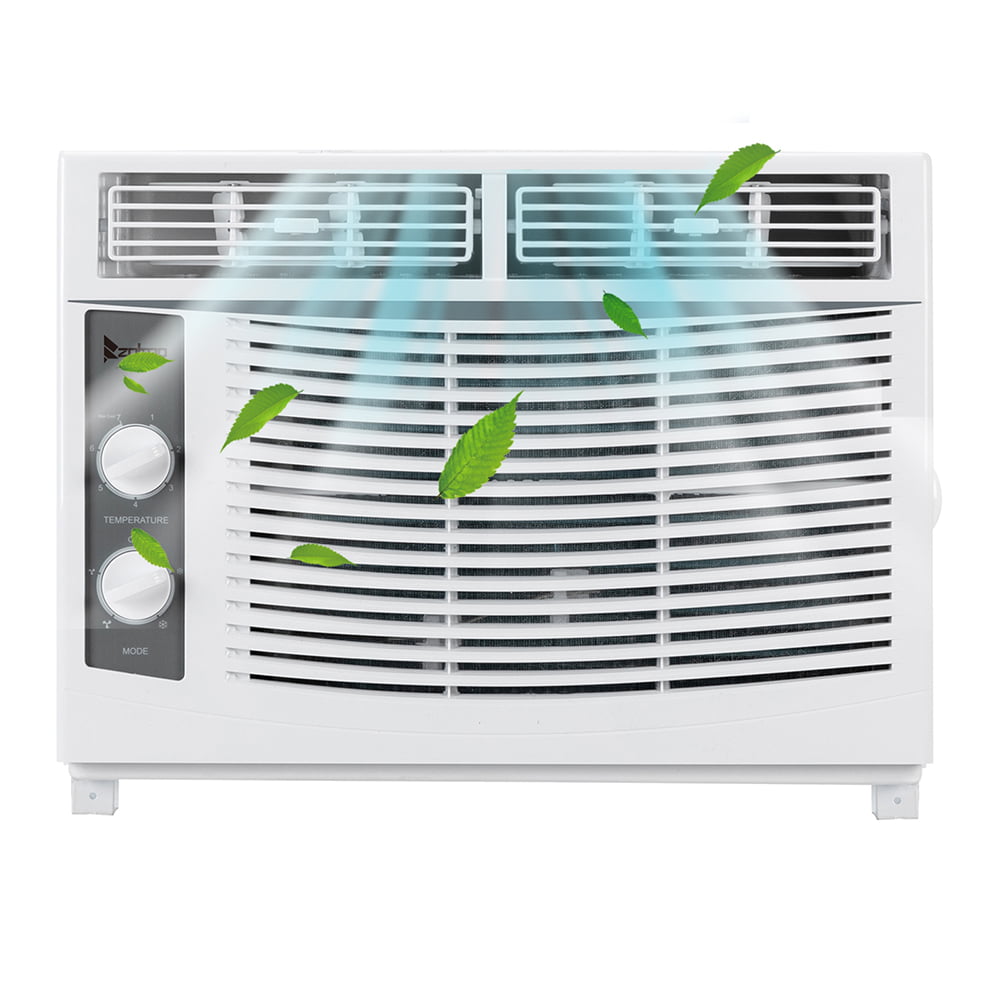 Ktaxon Window Air Conditioner 5000 BTU. 7 temperature.2 cooling and fan settings.White