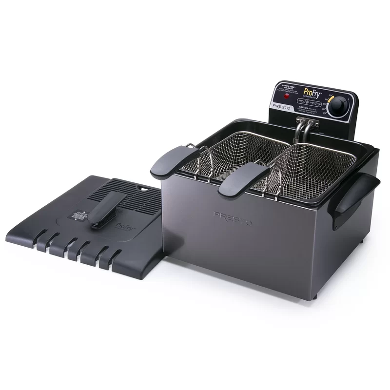 PRESTO 05489 Pro Deep Fryer Blk Stainless