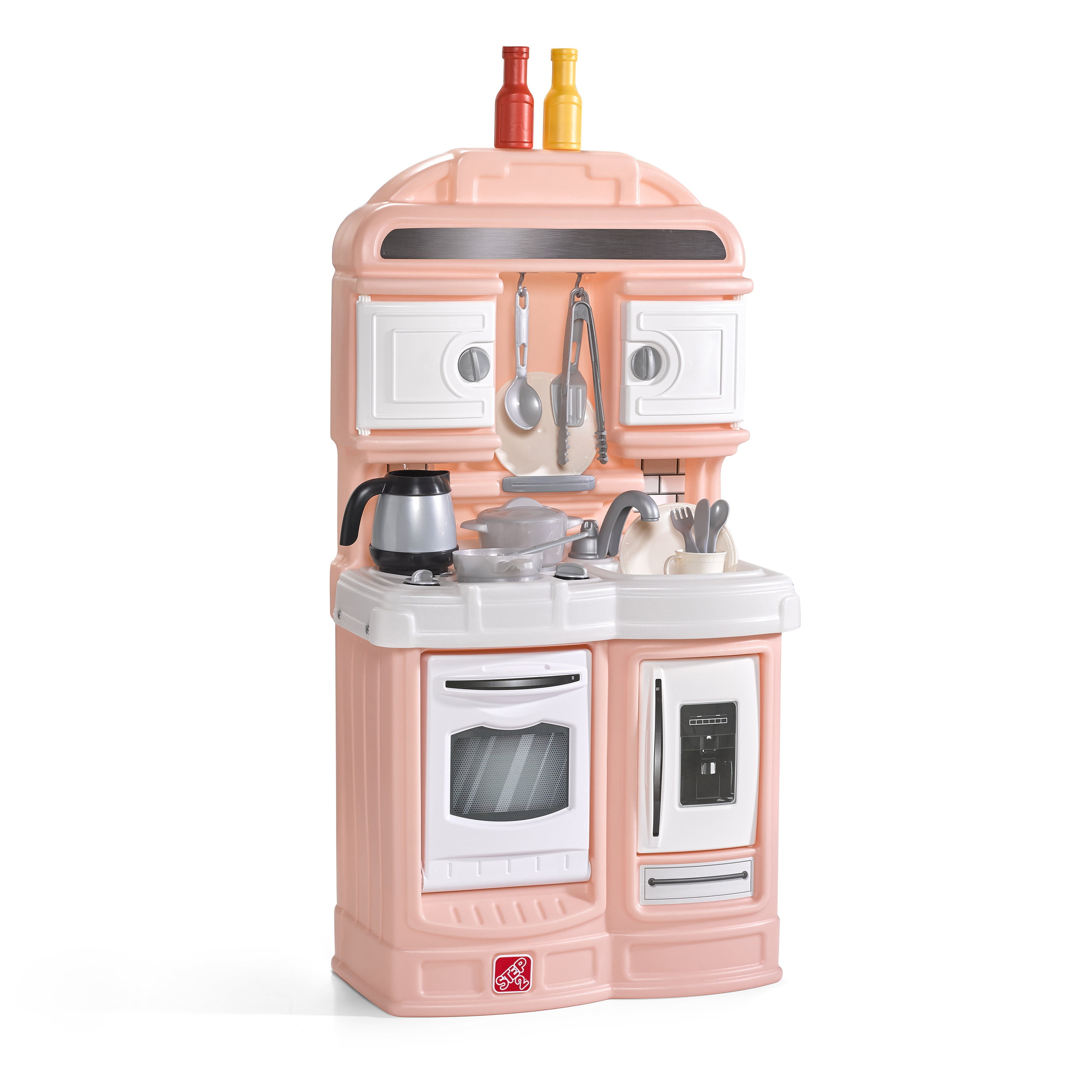 Step2 Rose Pink Quaint Play Kitchen Playset for Toddlers