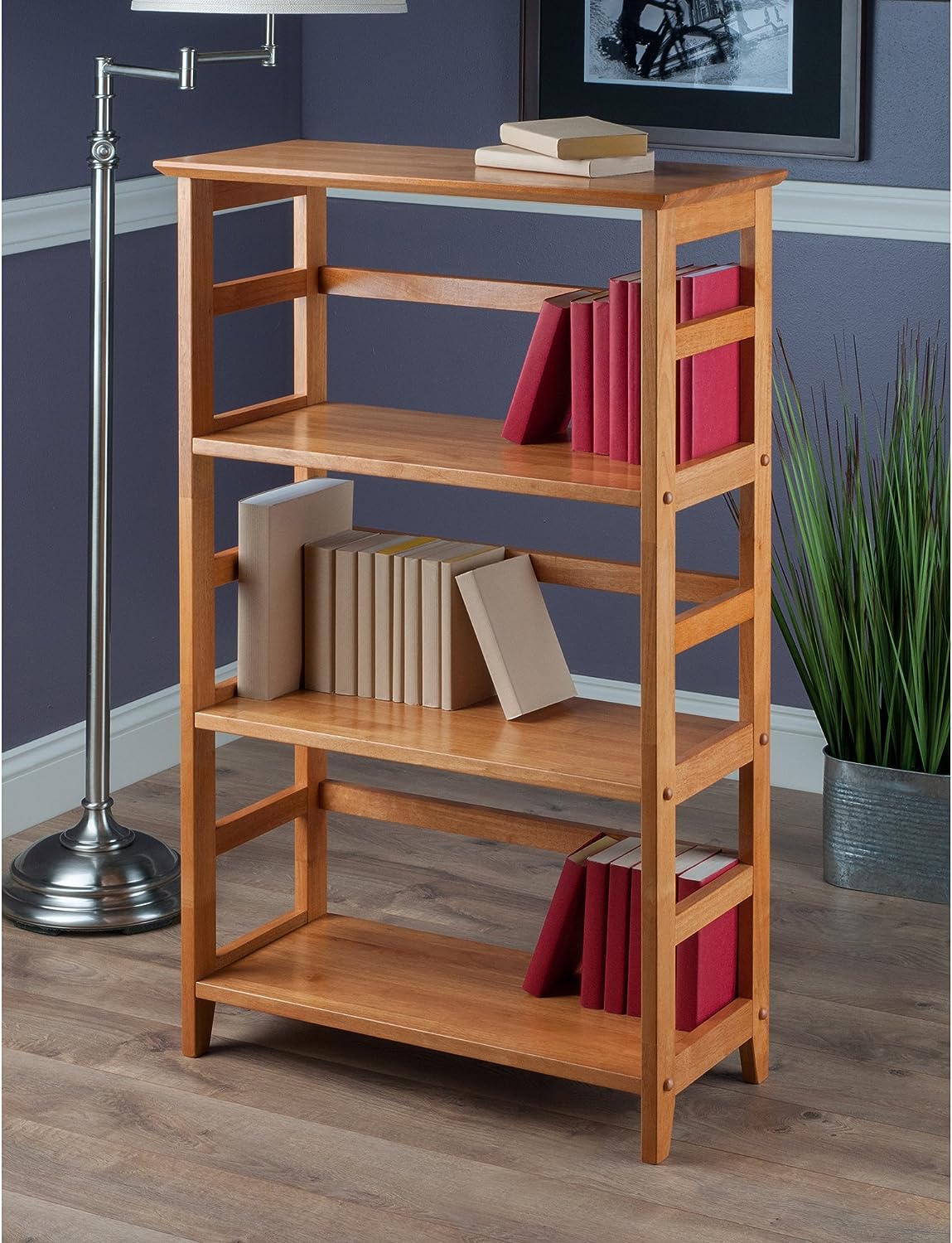 Winsome Wood Studio Shelving. Honey