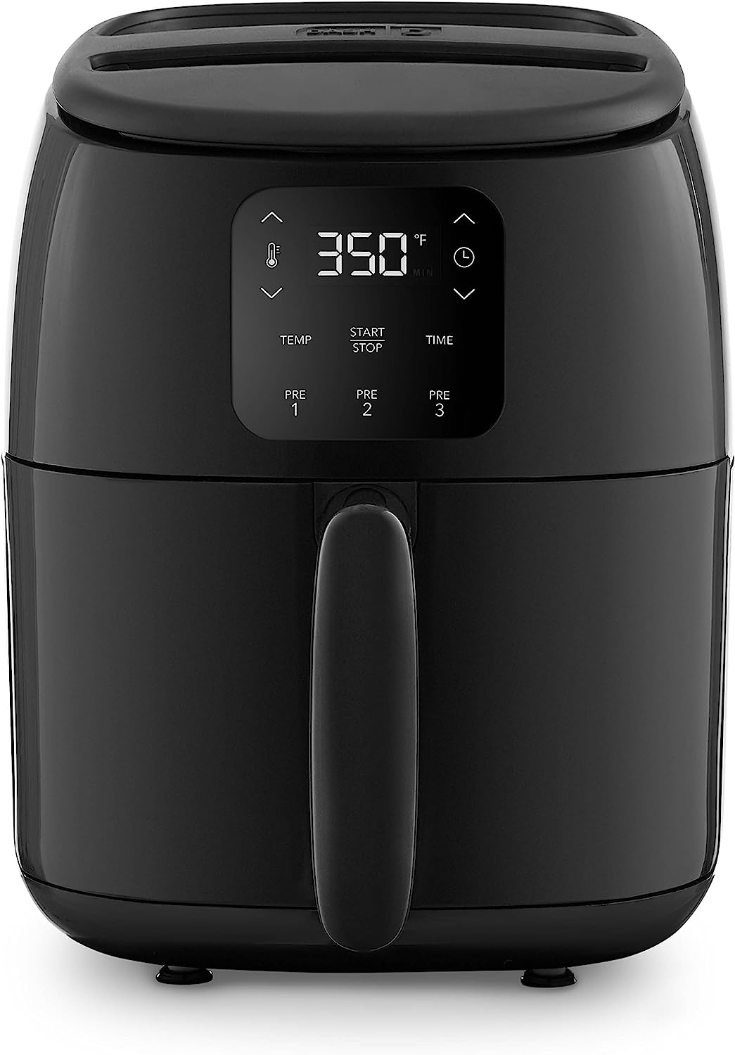 DASH Tasti-Crisp™ Digital Air Fryer with AirCrisp Technology. Custom Presets. Temperature Control. and Auto Shut Off Feature. 2.6 Quart - Black