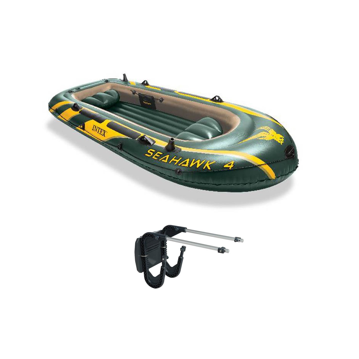 Intex Seahawk Inflatable 11.5-ft PVC 1050 lbs. Dinghy (2-Pack)