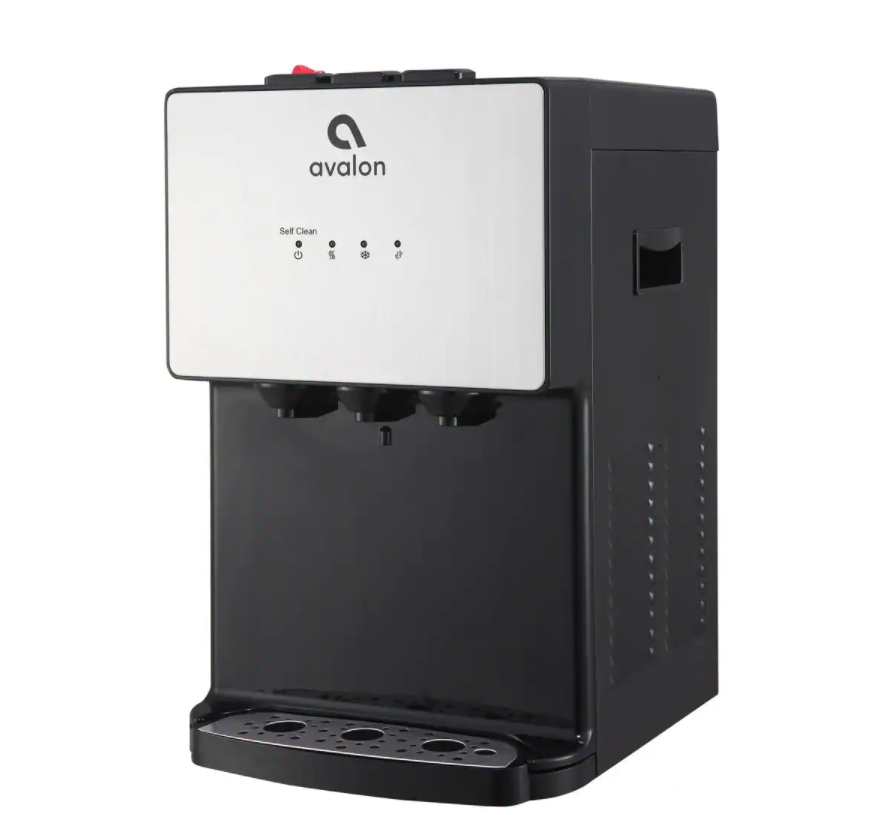 Avalon A12 Countertop Bottleless Water Dispenser. 3 Temperatures. Self-Cleaning. Stainless Steel