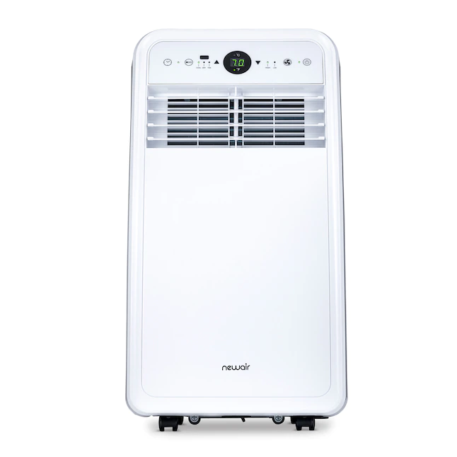NewAir  4000-BTU DOE (7500-BTU ASHRAE) 120-Volt White Vented Portable Air Conditioner