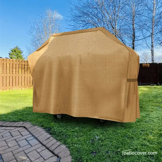 Large Outdoor Wide Grill Cover 1 - Beige