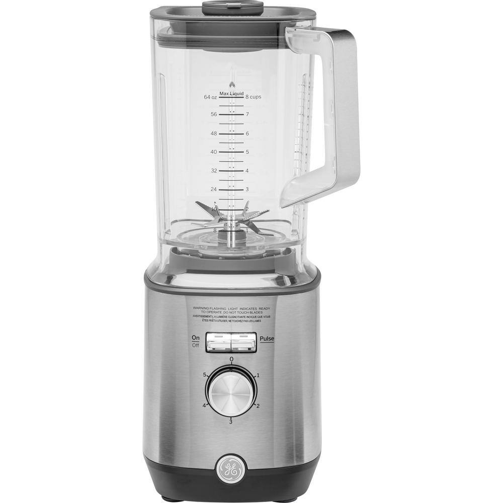 GE  64-oz. 5-Speed Stainless Steel Blender with Personal Blender Cups