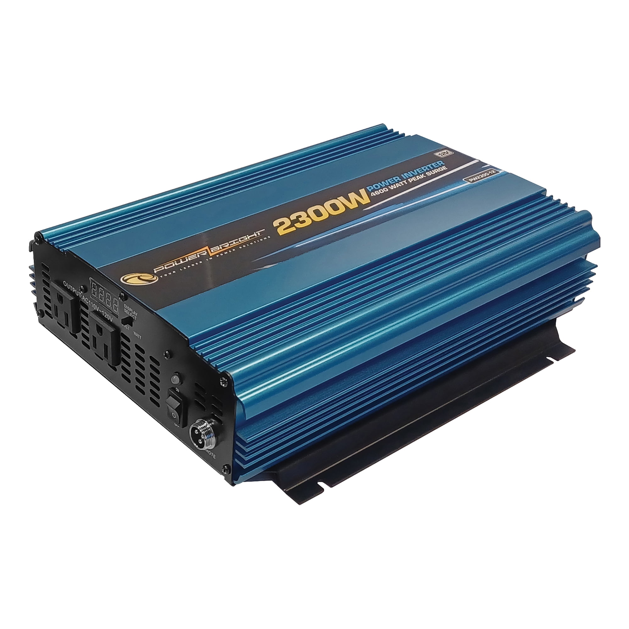 PowerBright PW2300-12 12-Volt Modified Sine Wave Inverter. 2.300 Watts