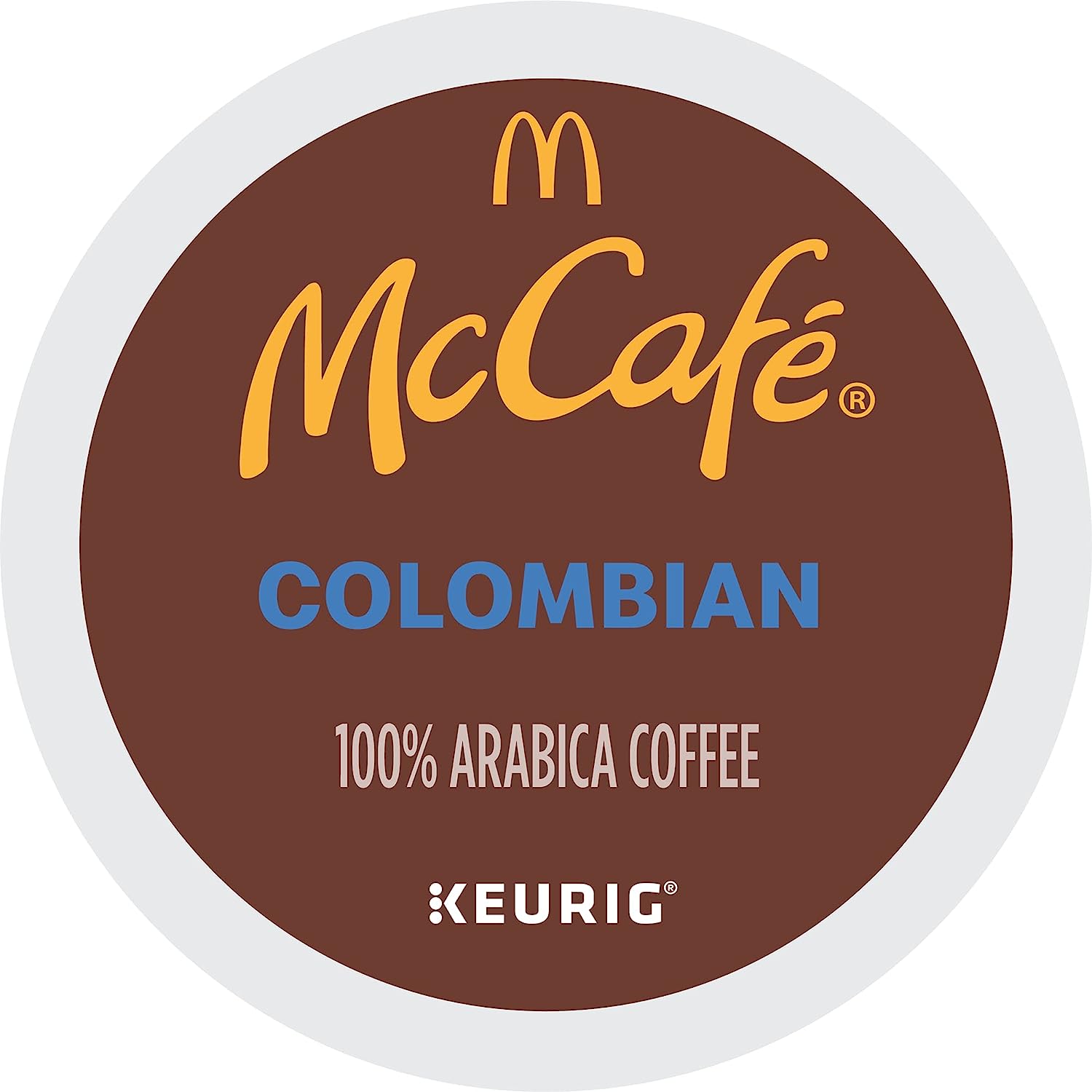McCafé Colombian. Keurig Single Serve K-Cup Pods. Medium-Dark Roast Coffee Pods. 96 Count