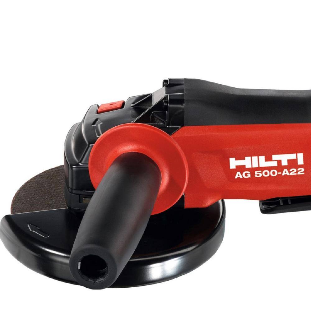 Hilti 2146907 22-Volt Lithium-Ion Brushless Cordless 5 in. Angle Grinder AG 500 (Tool Only)
