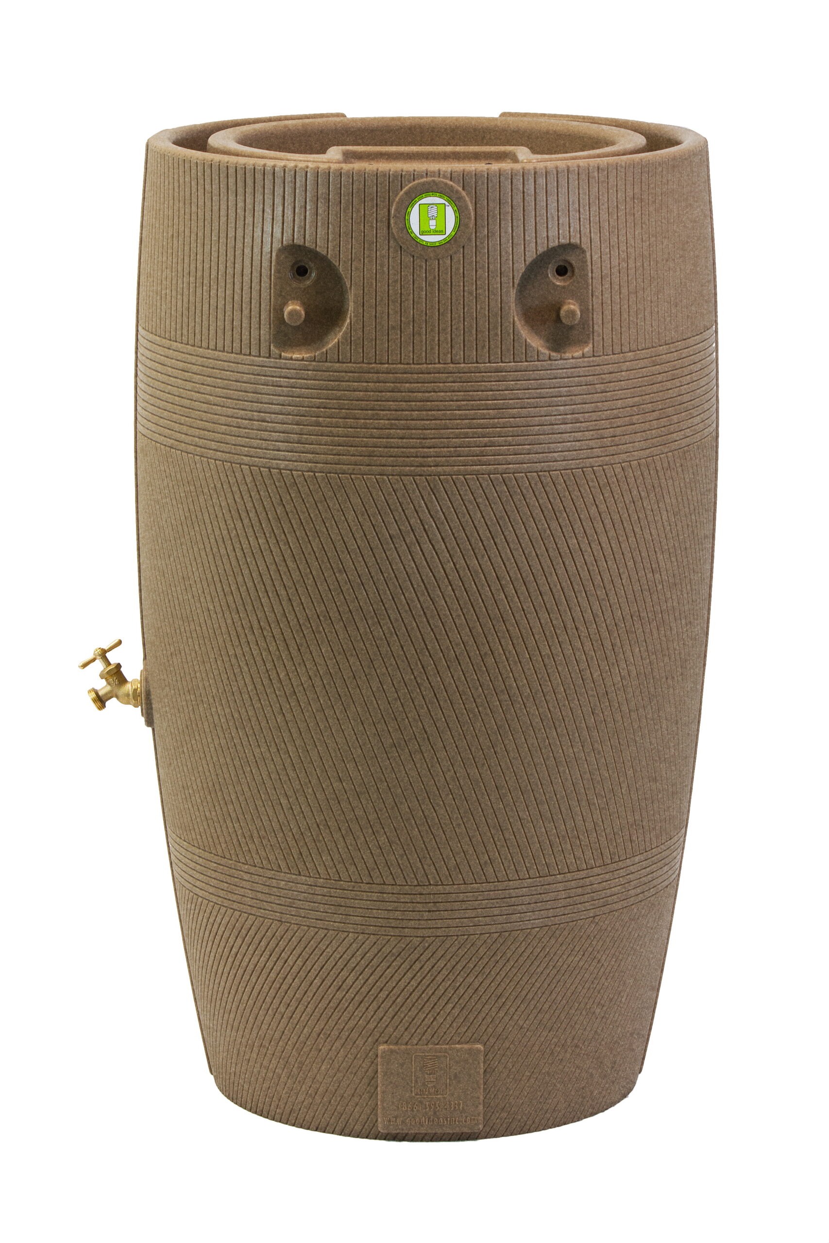 Good Ideas Impressions Havana 50 Gallon Rain Saver - Khaki Granite