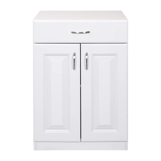 Estate ESBDD24SW 23.75-in W x 34.5-in H Wood Composite White Wall-mount Utility Storage Cabinet