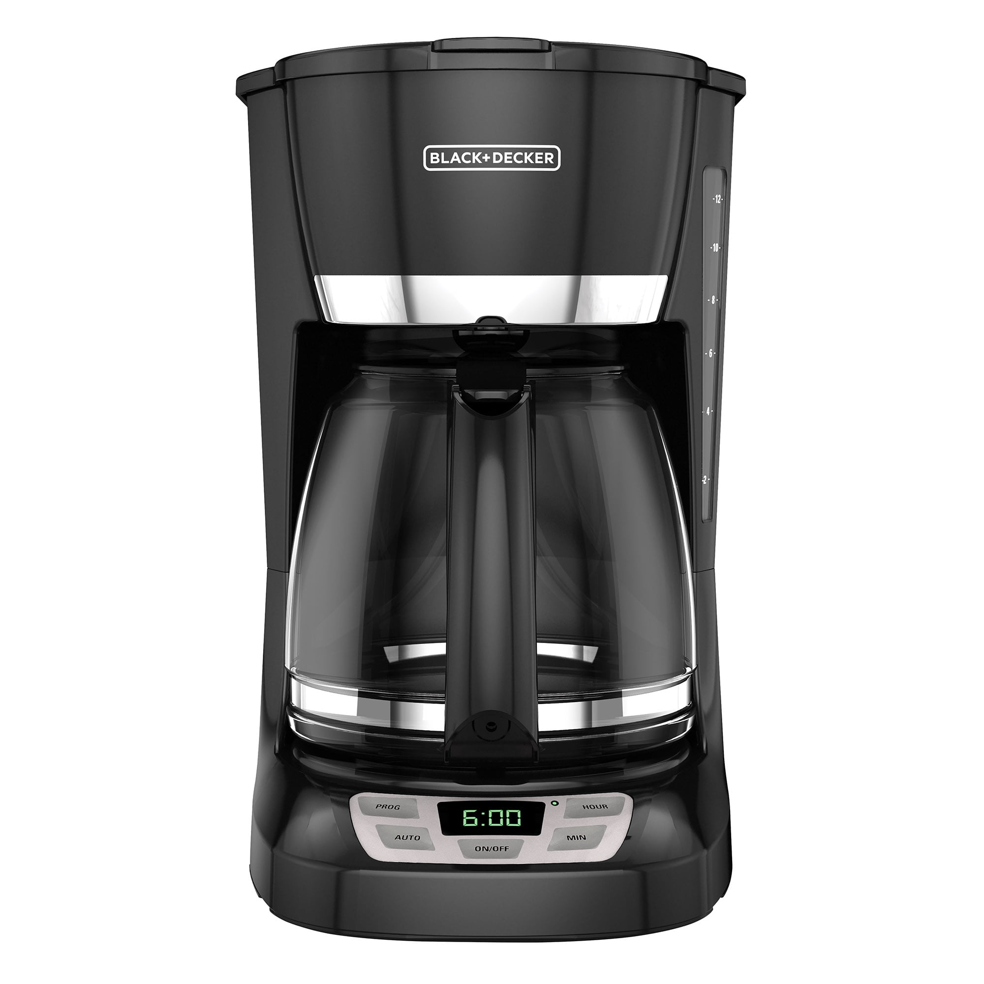 BLACK+DECKER 12-Cup* QuickTouch Programmable Coffeemaker. Black. CM1060B