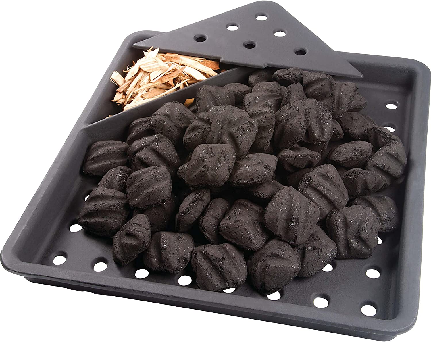 Napoleon 67732 Cast Iron Charcoal and Smoker Tray