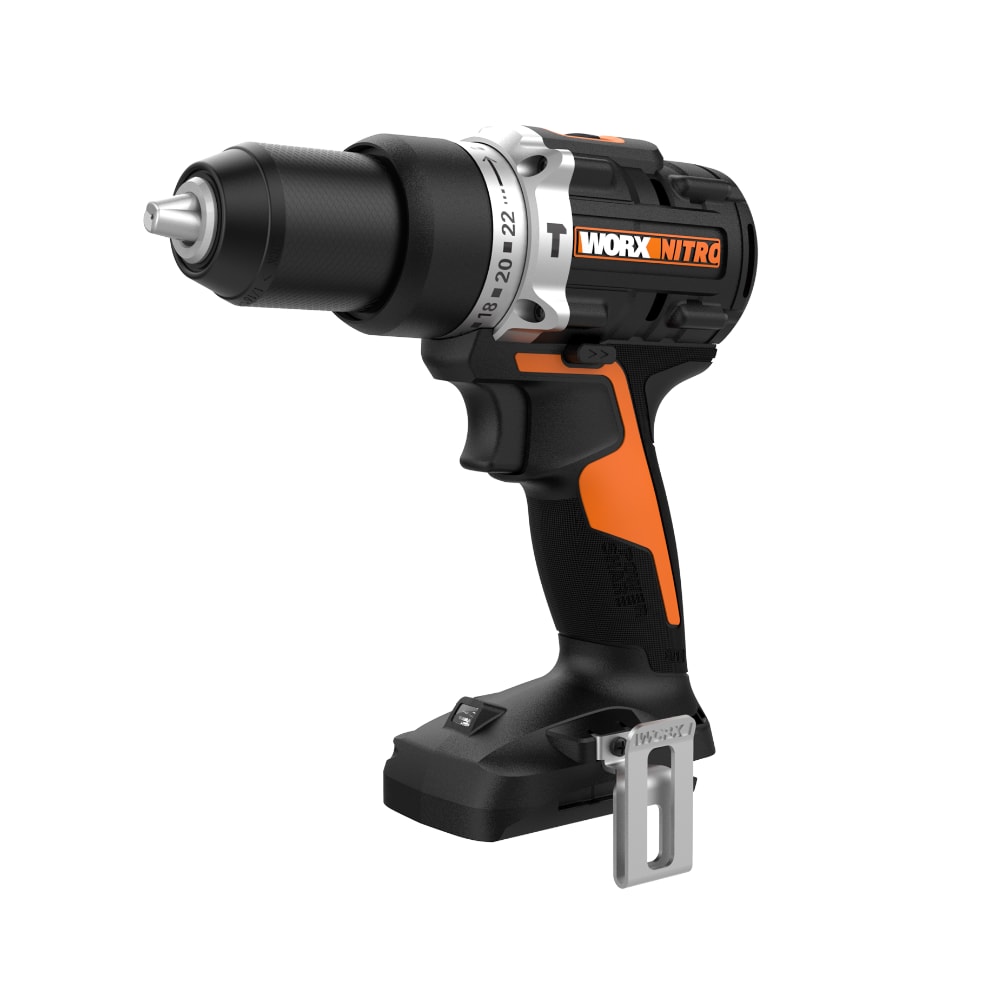 WORX Nitro Power Share Nitro 20-volt Max 1/2-in Brushless Cordless Drill (Tool Only)