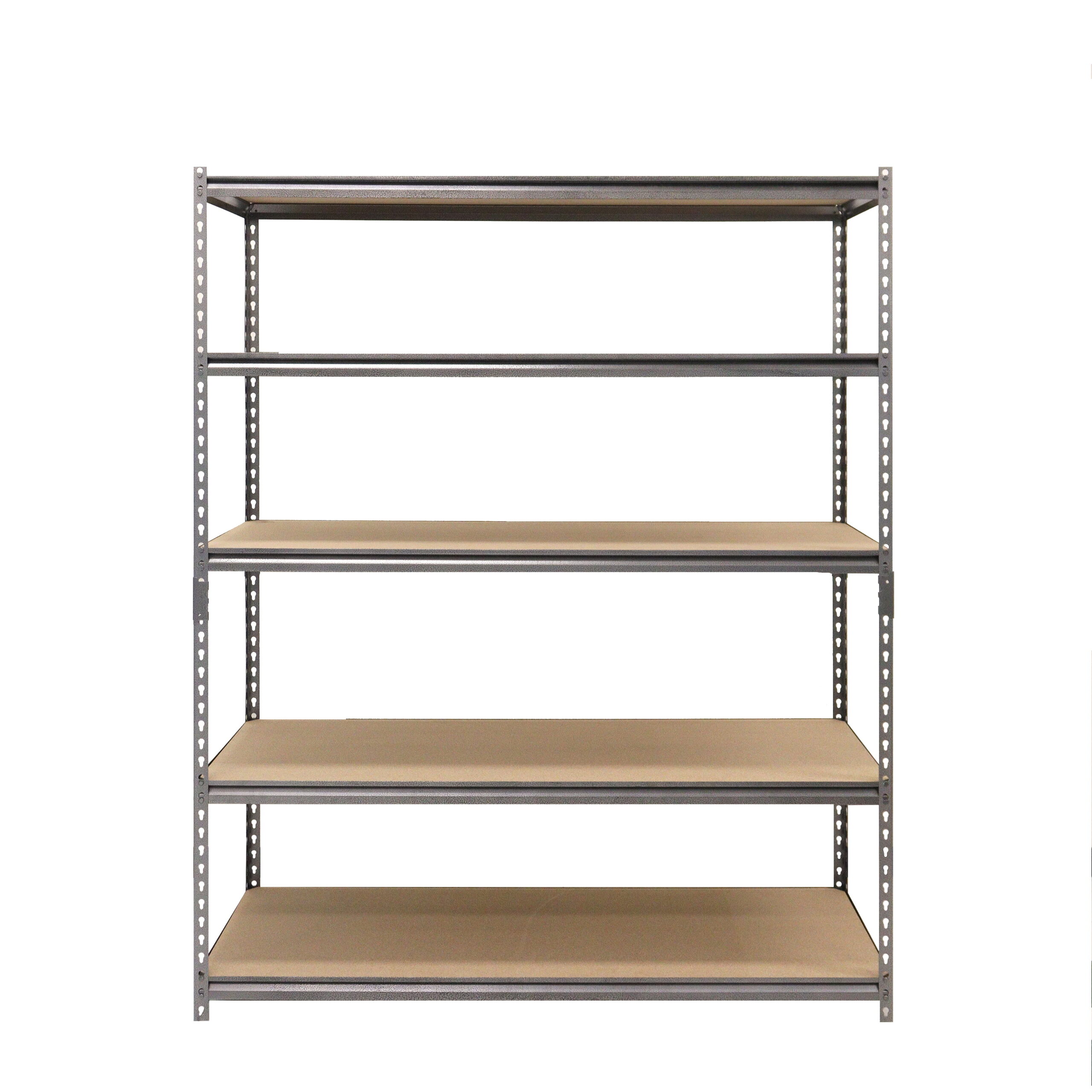 Muscle Rack 60 in. W x 72 in. H x 24 in. D 5-Tier Steel Shelving Unit; 800 lbs. Capacity per Shelf