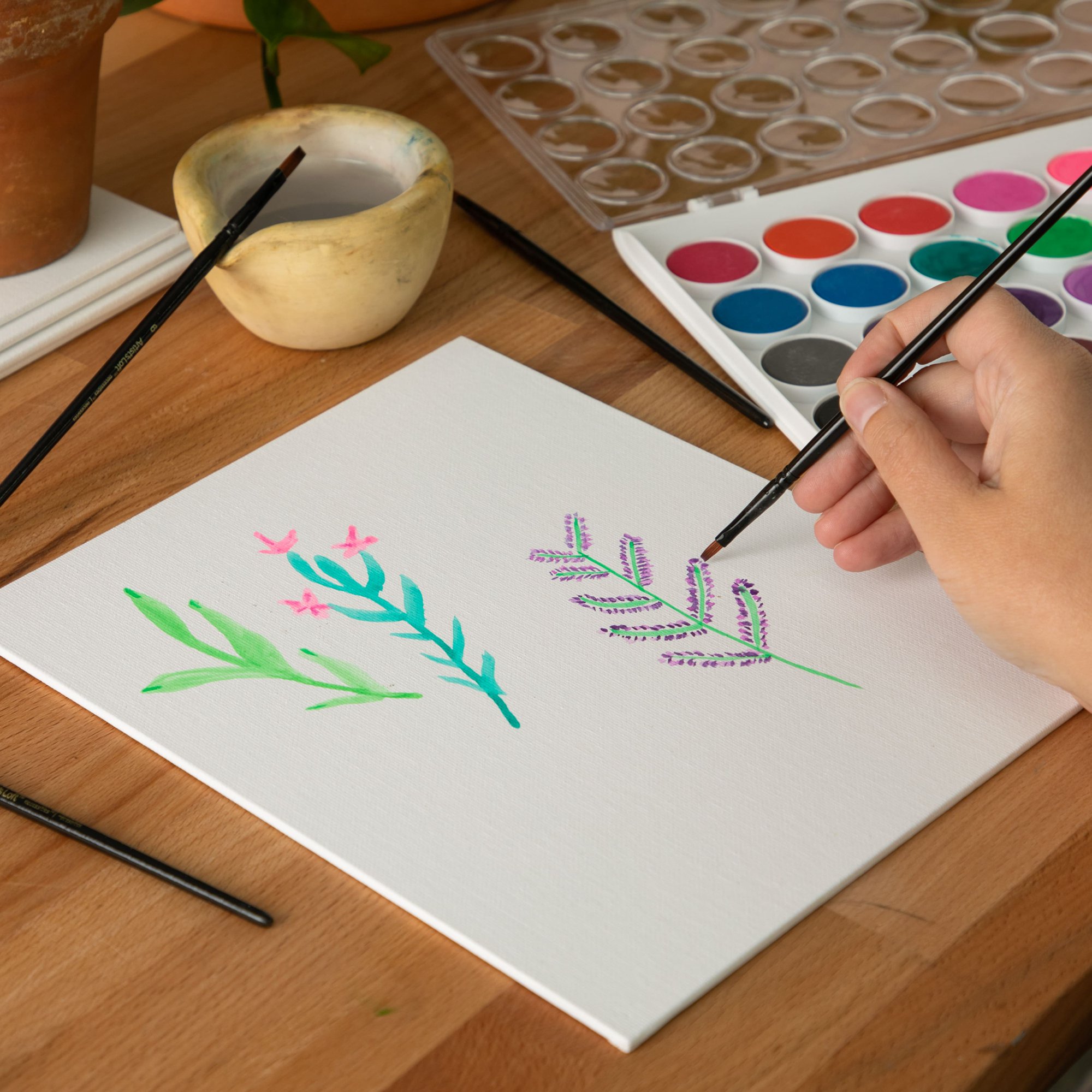 Artist-s Loft Necessities 8 Packs: 5 ct. (40 total) 8″ x 10″ Canvas Panel Value Pack