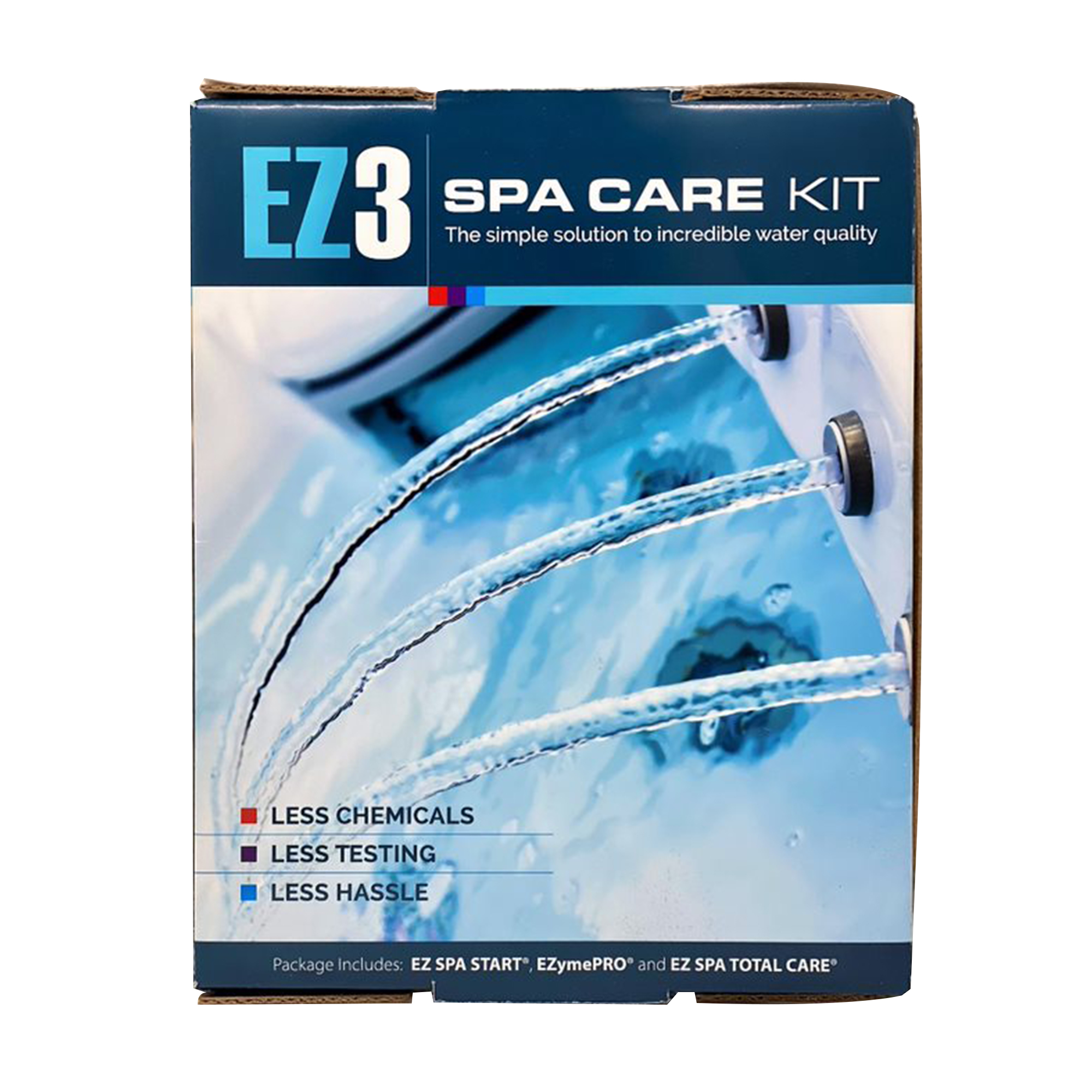 EZ Spa EZ3 Spa Care Kit for 3 in 1 Swimming Pool & Spa Chemical Maintenance