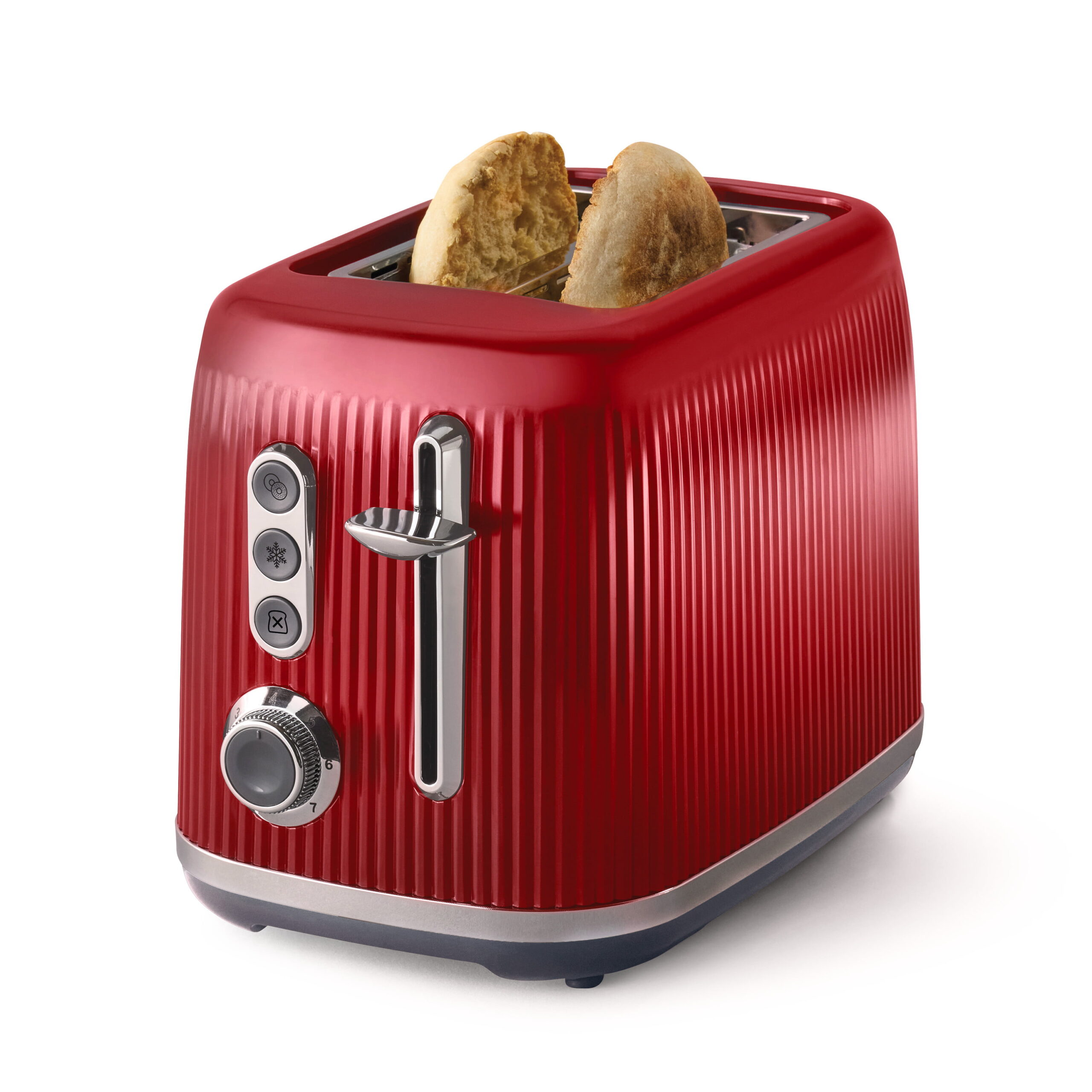 Oster® 2-Slice Toaster with Extra-Wide Slots. Red