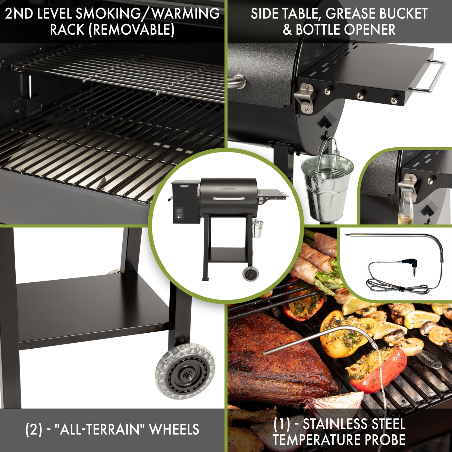 Cuisinart 465-Sq. in. Wood Pellet Grill and Smoker​