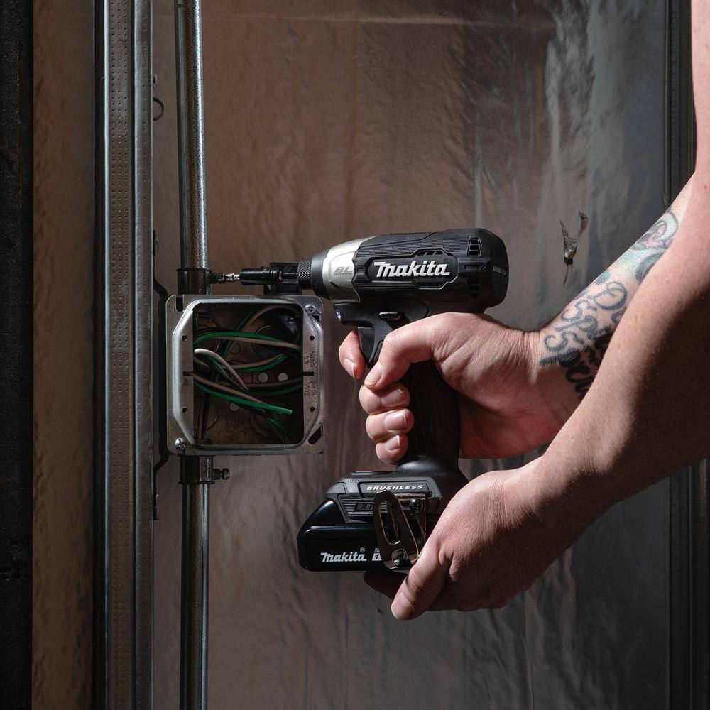 Makita CX203SYB 18V LXT Sub-Compact Lithium-Ion Brushless Cordless 2-piece Combo Kit (Driver-Drill/Impact Driver) 1.5Ah