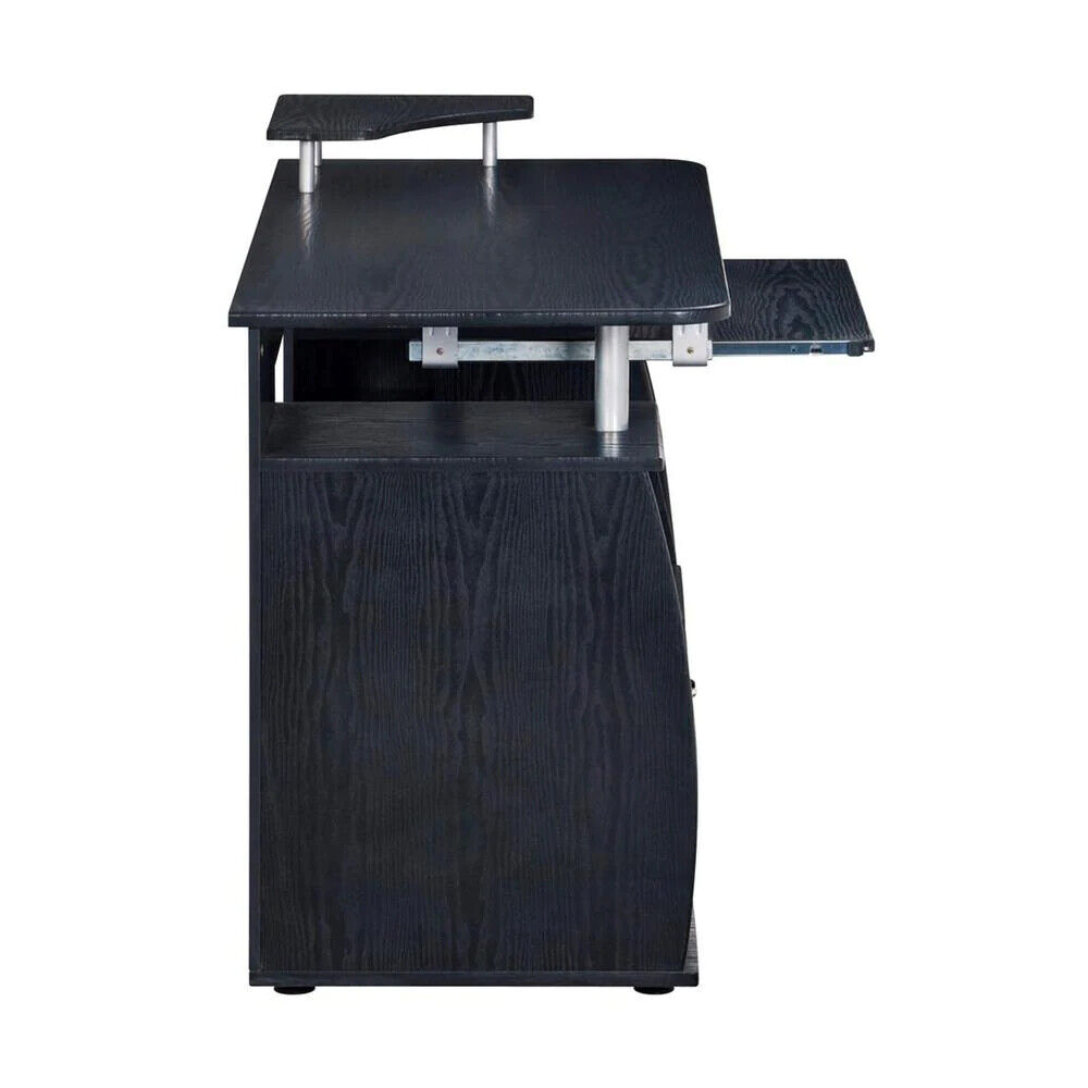 TECHNI MOBILI 47.25 in. Rectangular Espresso 2 Drawer Computer Desk with Keyboard Tray