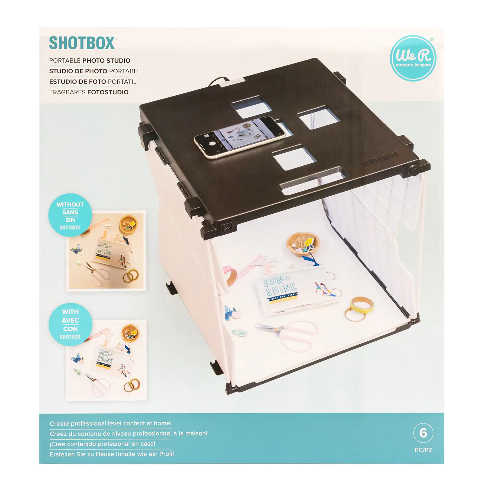 We R Memory Keepers Shotbox Photo Studio Kit