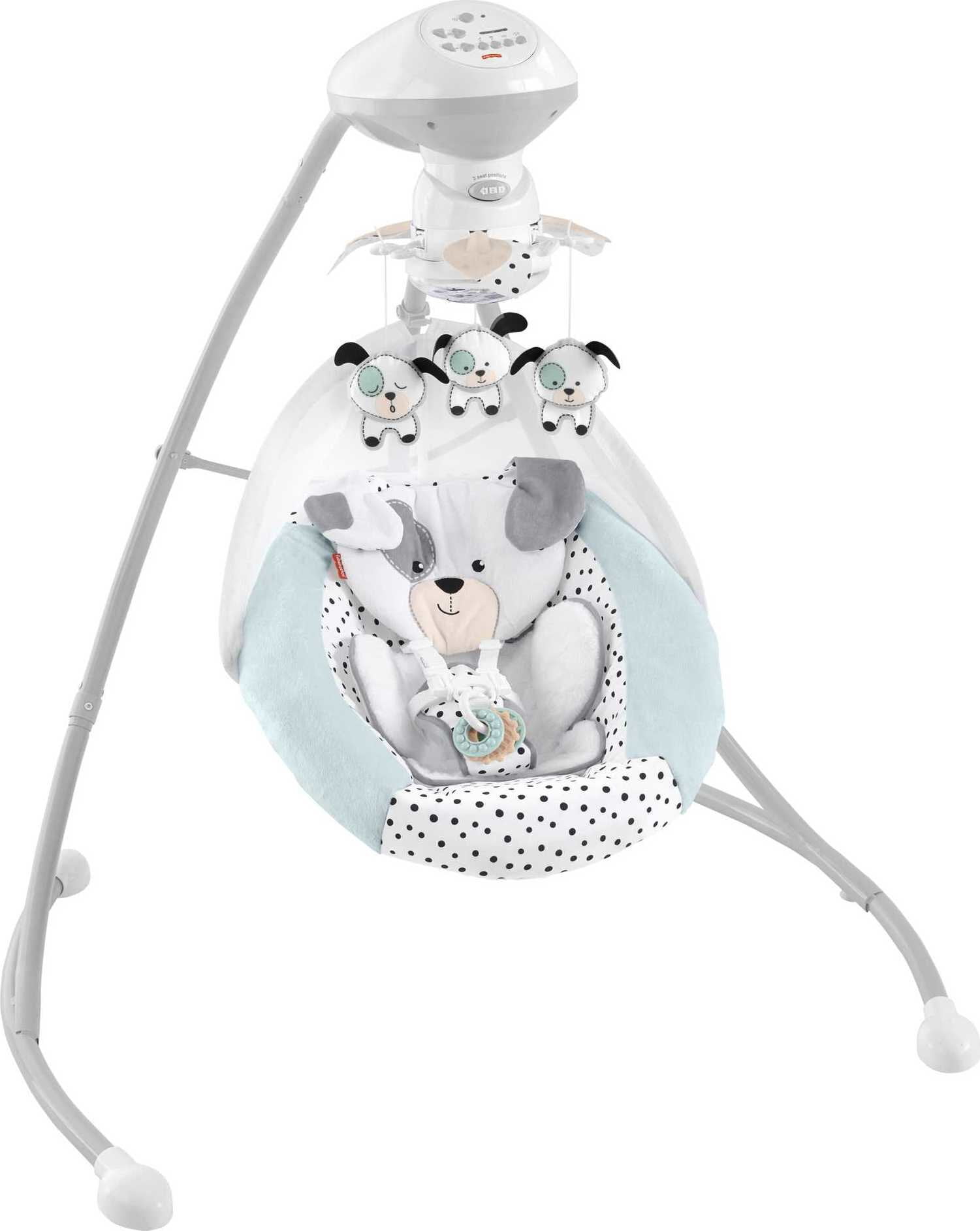 Fisher-Price Dots & Spots Puppy Cradle ‘N Swing. Baby Chair