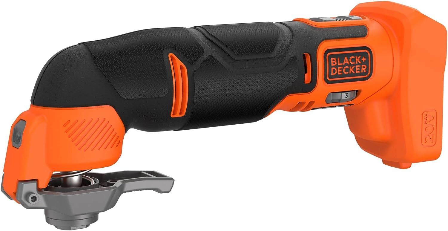 BLACK + DECKER 20V MAX Oscillating Tool. MultiTool. 6-speed. Tool Only (BDCOS20B)