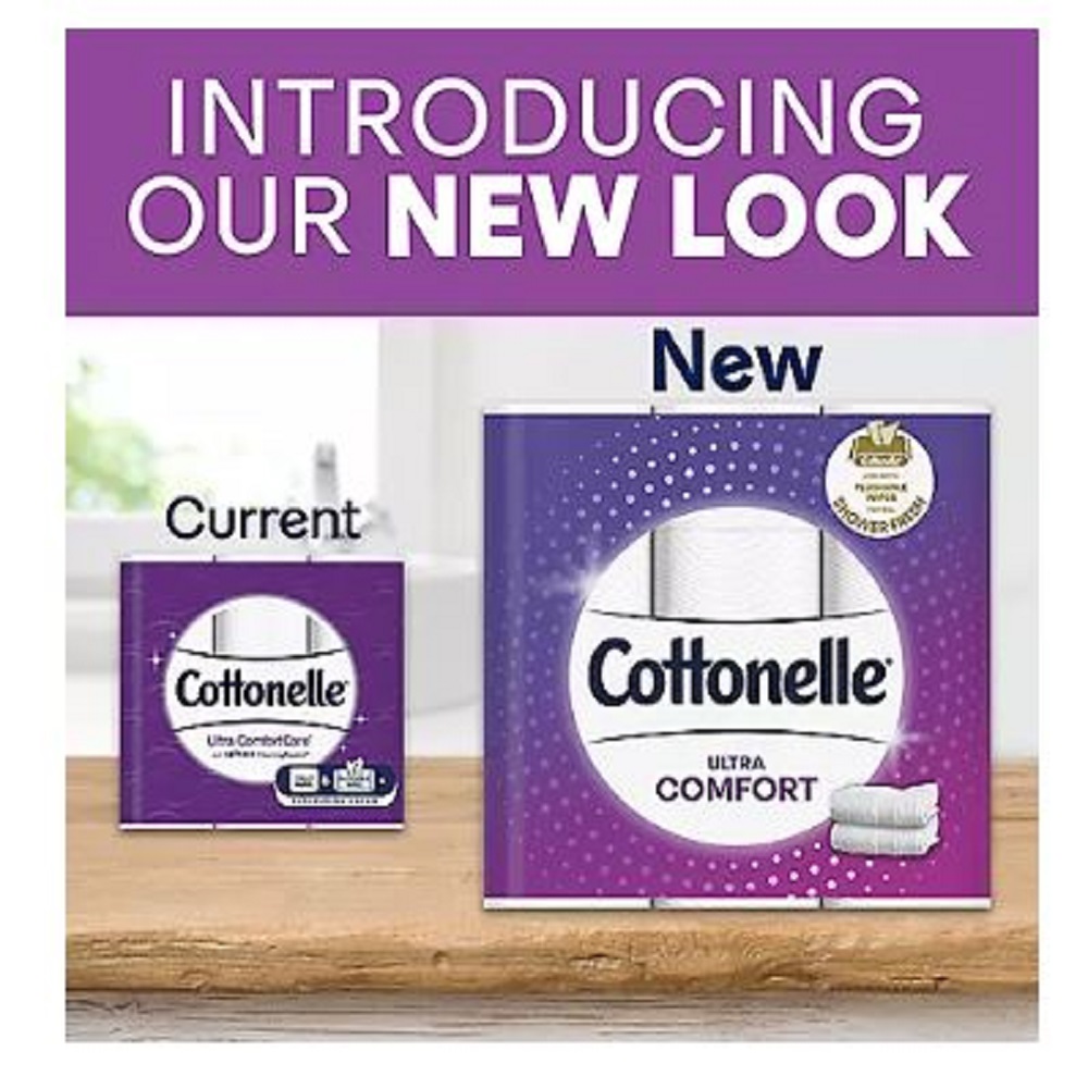 Cottonelle Ultra ComfortCare Toilet Paper (36 Mega Rolls. 268 sheets/roll)