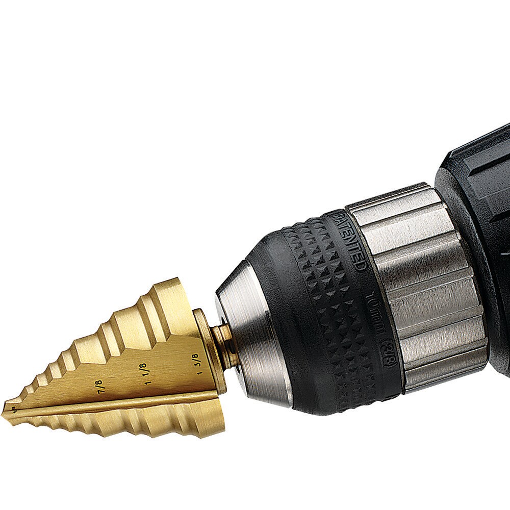 IDEAL 3/8-in 10-Step Drill Bit (1/4-in to 1-3/8-in)