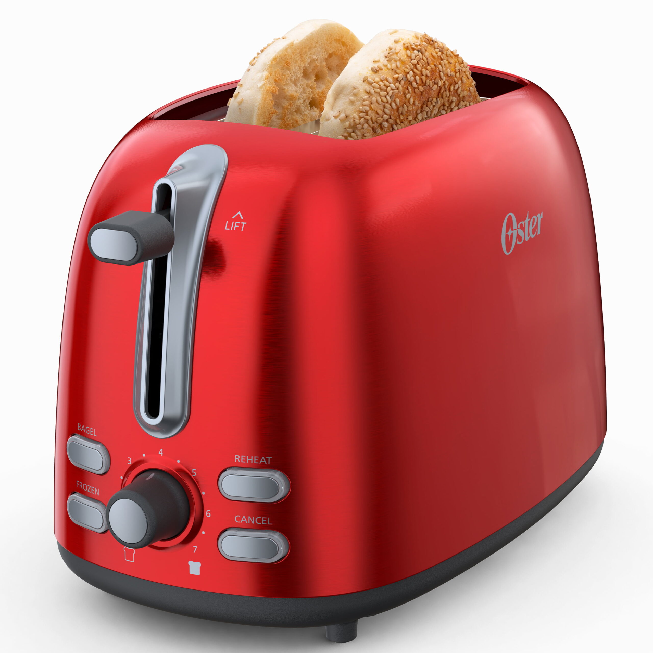 Oster 2-Slice Toaster. Candy Apple Red