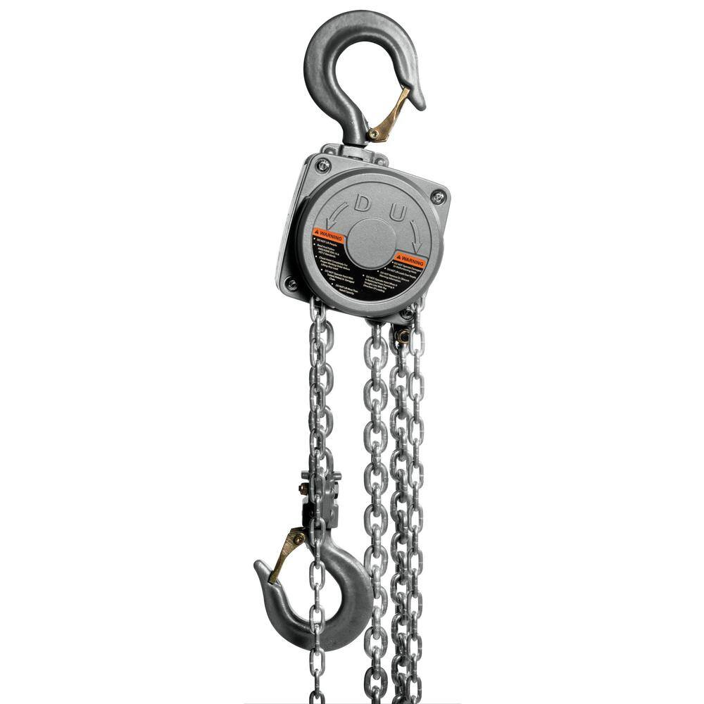Jet 133051 AL100-050-10 1/2-Ton Hand Chain Hoist with 10 ft. of Lift