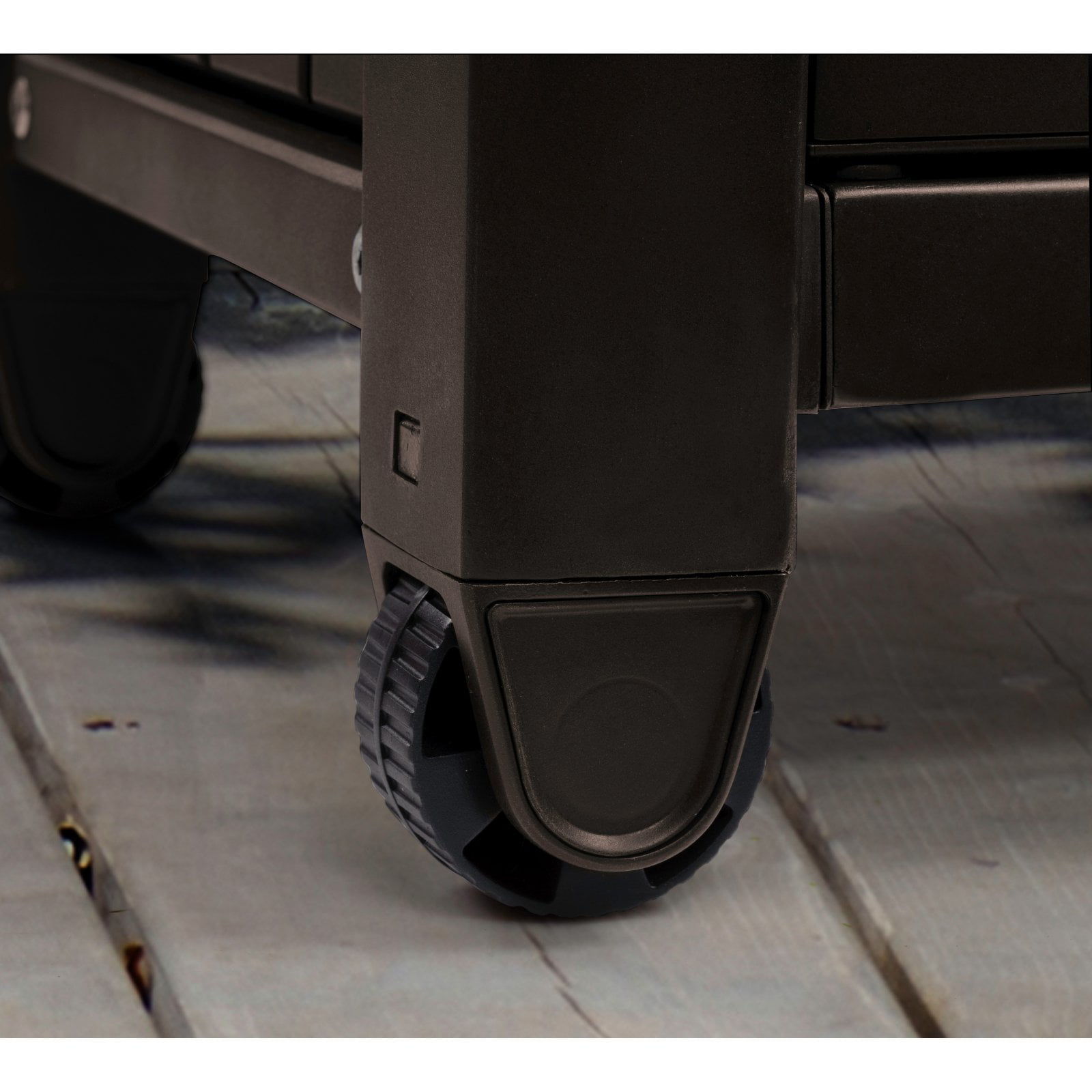 Keter Unity 40 Gal Patio Storage Grilling Bar Cart w/Stainless Steel Top. Brown