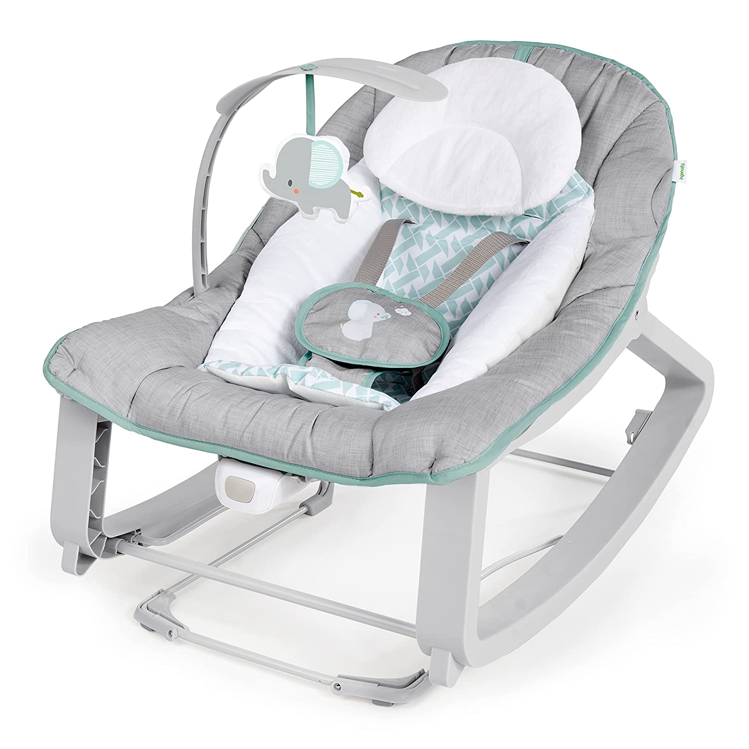 Ingenuity Keep Cozy 3-in-1 Grow with Me Vibrating Baby Bouncer Seat & Infant to Toddler Rocker - Weaver. Newborn and up