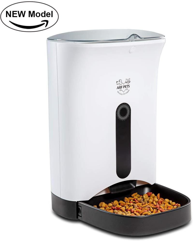 Arf Pets 144-oz Plastic Dog/Cat Automatic Feeder with Timer